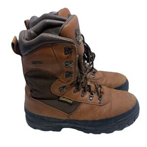 Lacrosse Goretex Men's High Leather Waterproof Brown Hunting Boots Size 12